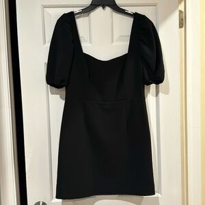 French Connection Puff Sleeve Mini Dress